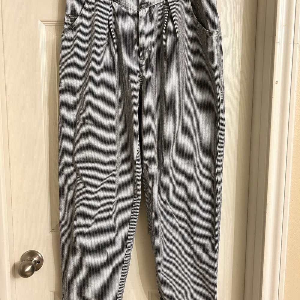 VINTAGE Levi’s ~ Dockers Navy and White Striped Pants